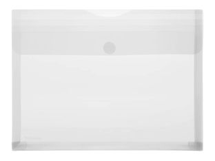 FolderSys - Pochette - extensible - pour A4 - capacité : 250 feuilles - paysage - transparent mat