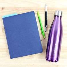 Gourde Bouteille isotherme - violet brillant - Yoko Design