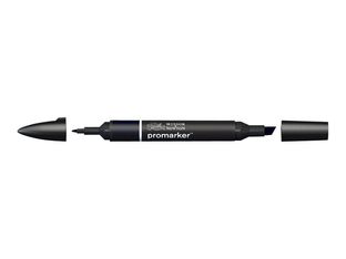 ProMarker - Marqueur double pointe - noir bleuâtre