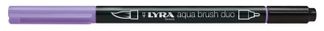 Lyra Aqua Brush Duo - Feutre pinceau double pointe - violet clair