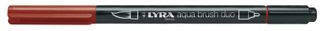 Lyra Aqua Brush Duo - Feutre pinceau double pointe - rouge Venise
