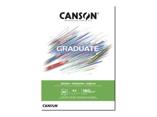 Canson Graduate - Bloc dessin - 30 feuilles - A4 - 160 gr