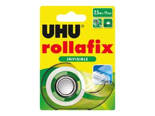 UHU rollafix - Distributeur avec ruban de bureau invisible 19 mm x 7,5 m