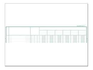 Exacompta - Piqûre comptable - 7 colonnes par page - 32 x 25 cm - 80 pages
