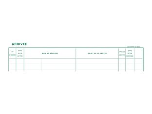Exacompta - Piqûre Enregistrement du courrier - 32 x 27 cm - 80 pages