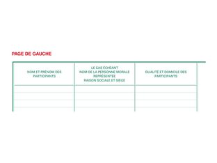 Exacompta - Registre des manifestations publiques - 32 x 19,5 cm - 80 pages