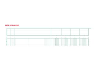 Exacompta - Piqûre tête paresseuse - 13 colonnes sur 2 pages - 32 x 25 cm - 80 pages