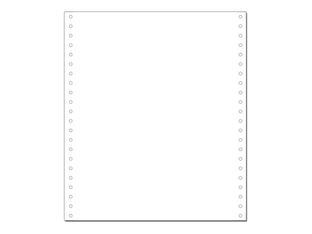 Exacompta - Papier listing blanc - 1000 feuilles 240 mm x 11" - bandes Caroll détachables - microperforations 4 côtés