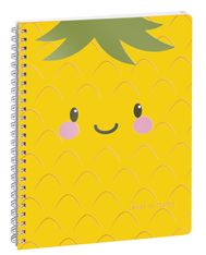 Cahier de textes spiralé Tutti Frutti - 17 x 22 cm - disponible dans différentes couleurs - Exacompta