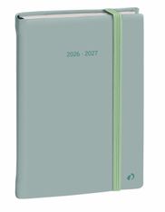 Quo Vadis - Agenda 16 mois - 2026-2027 - Plan Note - Semainier Notes - Multilingue - Pastel - Vert clair - 16 mois de septembre à décembre - 15x21 cm