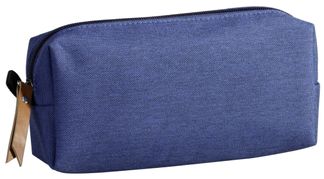 Trousse rectangulaire School 1 compartiment - bleu - PET recyclé - Carpentras