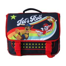 Cartable Pat Patrouille 38 cm - 2 compartiments - bleu marine - Bagtrotter