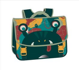 Monsters - Cartable 38 cm - 2 compartiments - Exclusivité Bureau Vallée - Hamelin