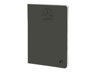 Quo Vadis Everest 21 - Carnet de notes ligné - 15 x 21 cm - gris anthracite