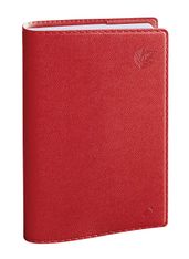 Agenda Equology - 1 jour par page - 12 x 17 cm - rouge - Quo Vadis