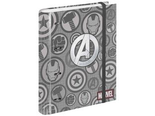 Avengers Assault - Classeur à anneaux avec élastique - A4 - 50 feuilles incluses - Karactermania