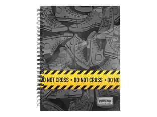 PRO-DG Do not cross - Cahier A4 - petits carreaux - Karactermania