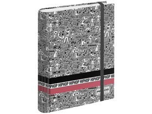 PRODG Hip Hop - Classeur à anneaux avec élastique - A4 - 50 feuilles incluses - Karactermania