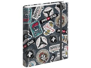 PRO-DG Stickers - Classeur à anneaux avec élastique - A4 - 50 feuilles incluses - Karactermania