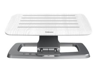 Fellowes Hana - Repose-pieds réglable en hauteur - facilement ajustable - blanc