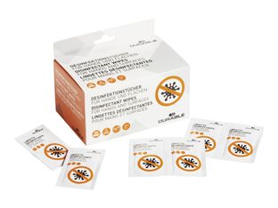 DURABLE - Boite de 100 lingettes désinfectantes pour mains et surface