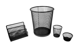 Pierre Henry - Parure de bureau métal noir