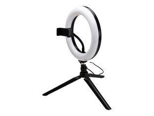 Bigben Vlogging - kit d'accessoires contenant un trépied, un flash et un support smartphone