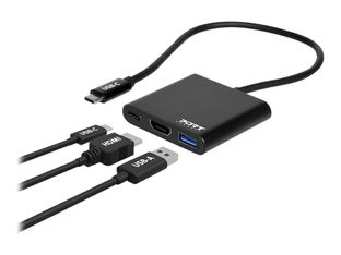 PORT Connect - mini station d'accueil USB-C pour PC et Mac - HDMI, USB 3.0