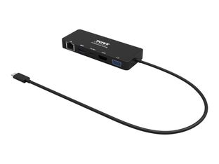 PORT Connect - station d'accueil USB-C de voyage pour PC et Mac- VGA, HDMI