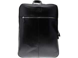 Exacompta Exactive - Sac à dos pour ordinateur portable - cuir noir