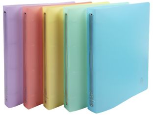 Exacompta Chromaline - Classeur souple à anneaux - Dos 40 mm - A4+ - disponible dans différentes couleurs pastels