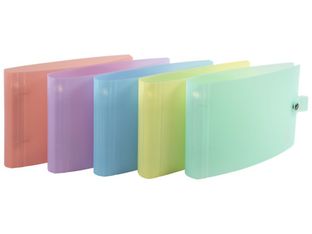 Exacompta Chromaline Pastel - Classeur souple 2 anneaux - dos 30 mm - pour fiche Bristol - disponible dans différentes couleurs