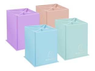 Exacompta Aquarel - Pot à crayons carré - disponible dans différentes couleurs pastels