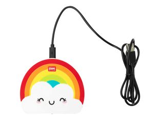 Legami - Chargeur de téléphone fantaisie - motif arc-en-ciel