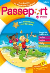 Passeport Maternelle - De la Petite à la Moyenne Section (3-4 ans) - Cahier de vacances