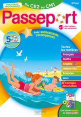 Passeport - Du CE2 au CM1 8/9 ans Cahier de vacances