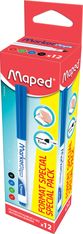 Maped Marker'Peps - Pack de 12 marqueurs effaçables - pointe fine - couleurs assorties