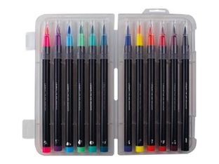 Legami - Pack de 12 feutres pinceaux à pointe souple - couleurs assorties