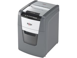 Rexel Optimum Auto+ 100M - destructeur de documents coupe croisée microparticules - 100 feuilles - Corbeille 34 litres