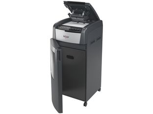 Rexel Optimum Auto+ 600M - destructeur de documents coupe croisée microparticules - 600 feuilles - Corbeille 110 litres