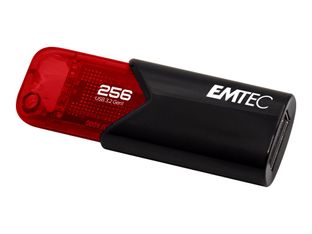 Emtec B110 Click Easy 3.2 - clé USB 3.2 - 256 Go - rouge