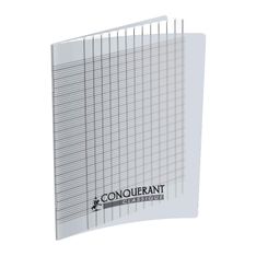 Conquérant - Cahier pour déficients visuels - 24 x 32 cm - 96 pages - grands carreaux (Seyes) - transparent