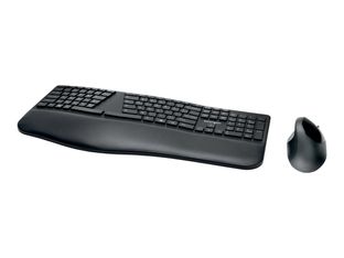 Kensington Pro Fit Ergo - Ensemble clavier et souris sans fil - Azerty - noir