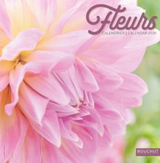 Calendrier illustré BOUCHUT 30 x 30 cm FLEURS Pefc 70 %