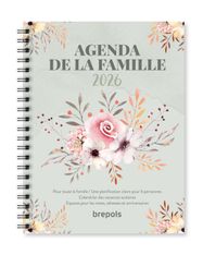 Agenda à spirale de la famille - 1 semaine par page - 16,8 x 22 cm - Brepols
