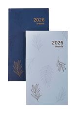 Agenda de poche Flo&Fleur - 1 semaine sur 2 pages - 9 x 16 cm - disponible dans différents modèles - Brepols