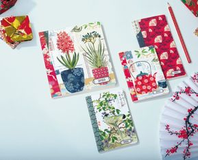 Agenda de poche Gwenaëlle Trolez Espace 17 - 1 semaine sur 2 pages - 9 x 17,5 cm - disponible dans différentes couleurs - Exacompta