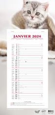 Quo Vadis Animaux - Calendrier bloc mensuel - 16 x 33,5 cm