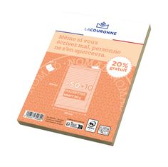 La Couronne - 60 Pochettes  (dont 20% gratuit) - C5 162 x 229 mm - 90 gr - sans fenêtre - brun - bande auto-adhésive