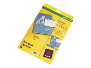 Avery Clear Mini Label - étiquettes - 1625 unités - 21.2 x 38.1 mm
